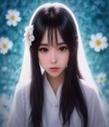 BL耽美h漫画封面风格图，唯美男男情感漫画，浅粉色调，花朵背景装饰